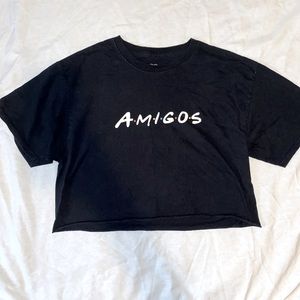“Amigos” crop top